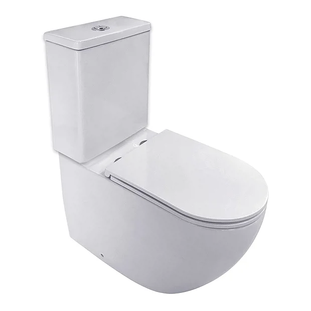 BagnoDesign Envoy BTW Close Coupled Toilet With Soft Close Seat 1 BagnoDesign Envoy BTW Close Coupled Toilet With Soft Close Seat
