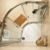 Roman - Embrace Twin Door Quadrant Shower Enclosure - 3 Size Options