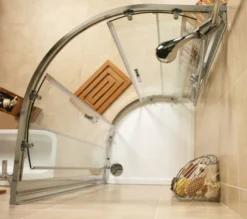 Roman - Embrace Twin Door Quadrant Shower Enclosure - 3 Size Options