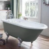 Heritage Essex 2TH Roll Top Cast Iron Bath (1700x770mm) With Feet