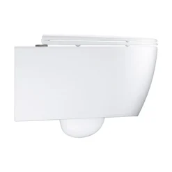 Grohe Essence Rimless Wall Hung Toilet With Soft Close Seat + FREE TOILET ROLL HOLDER -Villeroy Shop esswhwc d1n
