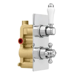 Thames Traditional Twin Concealed Thermostatic Shower Valve