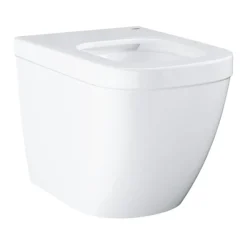 Grohe Euro Rimless Back To Wall Toilet With Soft Close Seat + FREE TOILET ROLL HOLDER -Villeroy Shop eurbtw d1