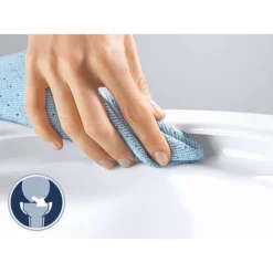 Grohe Euro Rimless Back To Wall Toilet With Soft Close Seat + FREE TOILET ROLL HOLDER -Villeroy Shop eurbtw d4