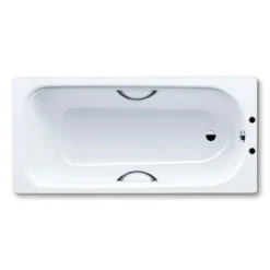 Kaldewei Eurowa 1700 X 700mm Steel Enamel Bath With Twin Grip Handles