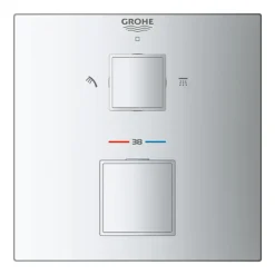 Grohe Grohtherm Cube SmartConnect Head & Handset Shower Set -Villeroy Shop gbtcubehs d2