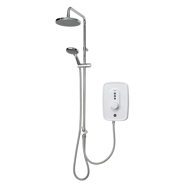 Triton Danzi DuElec 10.5kw Electric Shower - White 2 Triton Danzi DuElec 10.5kw Electric Shower - White - Image 2