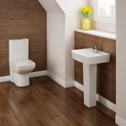 Genova Modern Basin With Pedestal - 1 Tap Hole