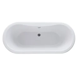 Nuie Grosvenor 1700 X 745mm Double Ended Roll Top Bath Inc. Chrome Legs 7 Nuie Grosvenor 1700 X 745mm Double Ended Roll Top Bath Inc. Chrome Legs -Villeroy Shop grosvenor1700mmdoubleendedfreestandingbathwithchromelegsetd1
