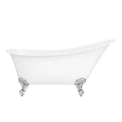 Harlow 1610 X 705mm Slipper Bath + Chrome Leg Set -Villeroy Shop harlow1795b d3