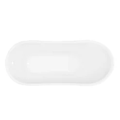 Harlow 1610 X 705mm Slipper Bath + Chrome Leg Set