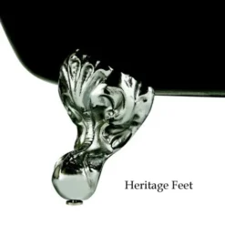 Heritage Essex 2TH Roll Top Cast Iron Bath (1700x770mm) With Feet -Villeroy Shop heritage feet
