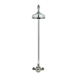 Crosswater - Belgravia Thermostatic Shower Valve With Fixed Head - Nickel -Villeroy Shop hg showern d1