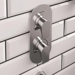 Bristan Hourglass Recessed Thermostatic Dual Control Shower Valve
