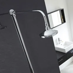 Hudson Reed Traditional Dual Exposed Thermostatic Shower Valve + Rigid Riser Kit