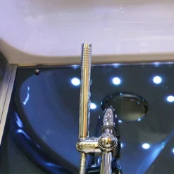 Insignia - 1700mm Steam Shower Cabin With Mirrored Backwalls