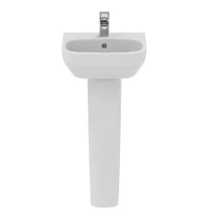 Ideal Standard I.Life A 400mm 1TH Handrinse Basin + Full Pedestal -Villeroy Shop isila40fp d3