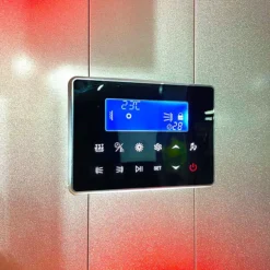 Insignia 1000 X 900mm Black Sauna & Steam Shower Cabin