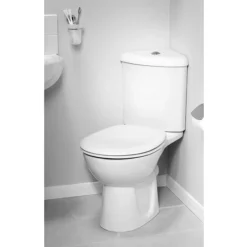 VitrA - Layton Corner Close Coupled Toilet (Open Back) -Villeroy Shop laycrnst d2