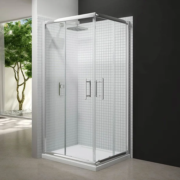 Merlyn 6 Series Corner Door Shower Enclosure 1 Merlyn 6 Series Corner Door Shower Enclosure