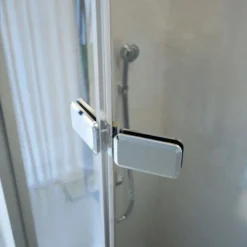 Merlyn 8 Series 1400 X 900mm Walk In Enclosure With Hinged Swivel & End Panel