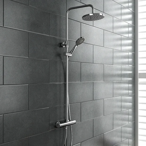 Madrid Luxury Round Thermostatic Shower - Chrome 2 Madrid Luxury Round Thermostatic Shower - Chrome - Image 2