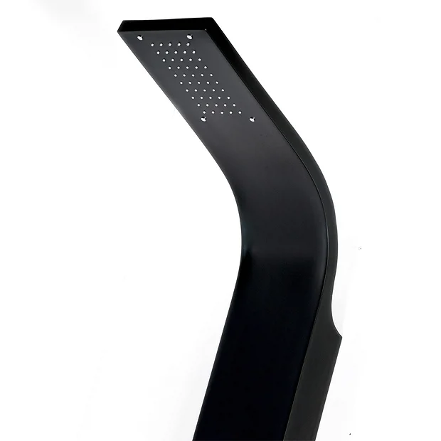 Maverick Tower Shower Panel (Thermostatic) - Black 3 Maverick Tower Shower Panel (Thermostatic) - Black - Image 3