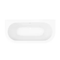 Admiral 1685 Back To Wall Roll Top Bath + Matt Black Leg Set