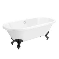 Duke 1795 Traditional Roll Top Bath + Matt Black Leg Set