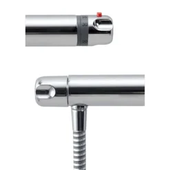 Aqualisa - Midas 100 Exposed Thermostatic Bar Valve With Slide Rail Kit & Easy Fit Bracket 7 Aqualisa - Midas 100 Exposed Thermostatic Bar Valve With Slide Rail Kit & Easy Fit Bracket -Villeroy Shop md100bar d1