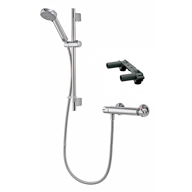 Aqualisa - Midas 100 Exposed Thermostatic Bar Valve With Slide Rail Kit & Easy Fit Bracket 2 Aqualisa - Midas 100 Exposed Thermostatic Bar Valve With Slide Rail Kit & Easy Fit Bracket - Image 2