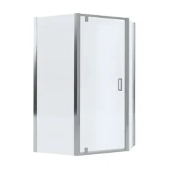 Mira Leap 1200 X 900 Offset Pentagon Pivot Door Shower Enclosure