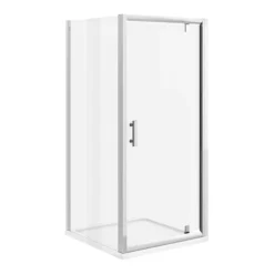 Toreno 8mm Square Pivot Door Shower Enclosure - Easy Fit