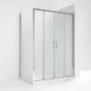 Toreno 1400 X 700mm Double Sliding Door Shower Enclosure Without Tray