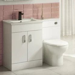 Toreno 500mm BTW Toilet Unit Incl. Cistern + Round Pan (Depth 200mm)