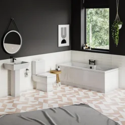 Monza 1700 X 700 Single Ended Bath With Curved Tap Ledge