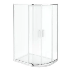 Monza RH Offset Quadrant Shower Enclosure + Pearlstone Tray (Various Sizes) -Villeroy Shop mzoqrh d2