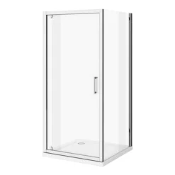 Monza 1000 X 1000mm Pivot Door Shower Enclosure Without Tray -Villeroy Shop mzpv76et d1 7