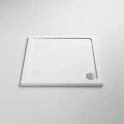 Monza 1000 X 1000mm Pivot Door Shower Enclosure + Pearlstone Tray -Villeroy Shop mzpv76et d2