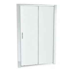 Newark 1200 X 800mm Sliding Door Shower Enclosure + Slate Effect Tray -Villeroy Shop n128sdst d3