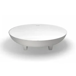 Clearwater - Lacrima Natural Stone Bath Hand Polished White - 1690 X 800mm