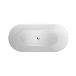 Crosswater MPRO Grande Matt White Clearstone Freestanding Bath (1690 X 800mm) -Villeroy Shop n2acscw d1