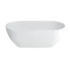 Crosswater MPRO Grande Matt White Clearstone Freestanding Bath (1690 X 800mm)