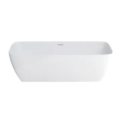 Clearwater Vicenza Piccolo Natural Stone Hand Polished White Bath - 1600 X 750mm
