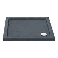 Newark 800 X 800mm Pivot Door Shower Enclosure + Slate Effect Tray -Villeroy Shop n8pdst d1