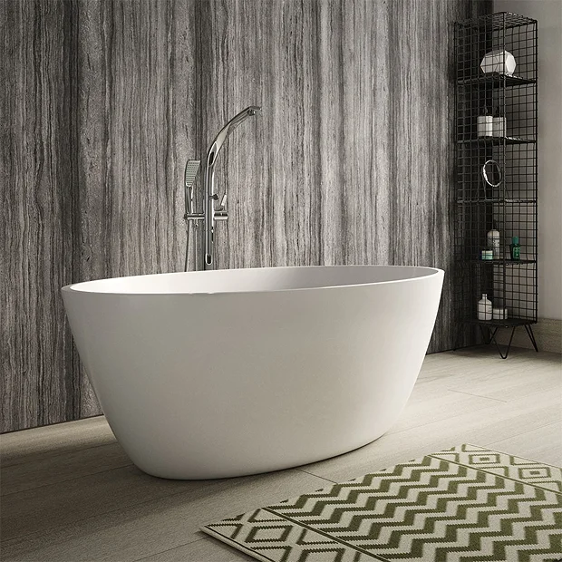 Hudson Reed Grace L1500 X W760mm Round Freestanding Bath 2 Hudson Reed Grace L1500 X W760mm Round Freestanding Bath - Image 2