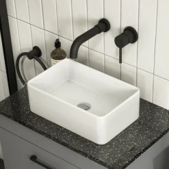 Nuie Rectangular 360 X 230mm Ceramic Counter Top Basin 0TH -Villeroy Shop nbv179 d3