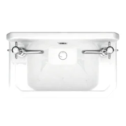 Carlton 515mm Traditional Cloakroom Basin (2 Tap Hole - Depth 300mm) -Villeroy Shop ncs829 n d1