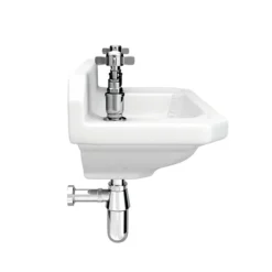 Carlton 515mm Traditional Cloakroom Basin (2 Tap Hole - Depth 300mm) -Villeroy Shop ncs829 n d2