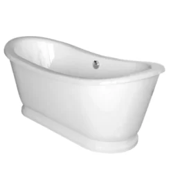 Nuie Alice 1750 Double Ended Roll Top Slipper Bath With Skirt -Villeroy Shop nfb002detail2